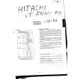 HITACHI VT5000ER Manual de Servicio