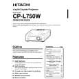 HITACHI CPL750W Manual de Usuario