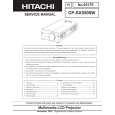 HITACHI CPSX5500W Manual de Servicio