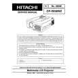 HITACHI CPX938WZ Manual de Servicio