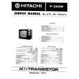 HITACHI P24SW Manual de Servicio