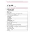 HITACHI 55FX20B Manual de Usuario