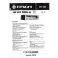 HITACHI SR604 Manual de Servicio