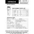 HITACHI RMW2000UF Manual de Servicio