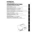 HITACHI CPS225WA Manual de Usuario