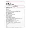 HITACHI 60UX58B Manual de Usuario