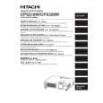 HITACHI CPS318W Manual de Usuario