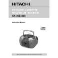 HITACHI CX36EBS Manual de Usuario
