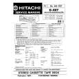 HITACHI D-007 Manual de Servicio