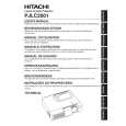 HITACHI PJLC2001 Manual de Usuario
