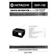HITACHI CKP110 Manual de Servicio