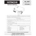 HITACHI CPX325W Manual de Servicio