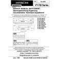 HITACHI VTFX742ELN Manual de Servicio