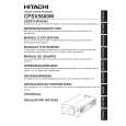 HITACHI CPSX5600W Manual de Usuario