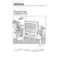 HITACHI C1714T Manual de Usuario