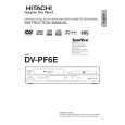 HITACHI DVPF6E Manual de Usuario