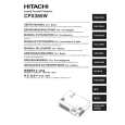 HITACHI CPX385W Manual de Usuario