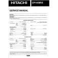 HITACHI CP1409RX Manual de Servicio