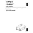 HITACHI CPX995W Manual de Usuario